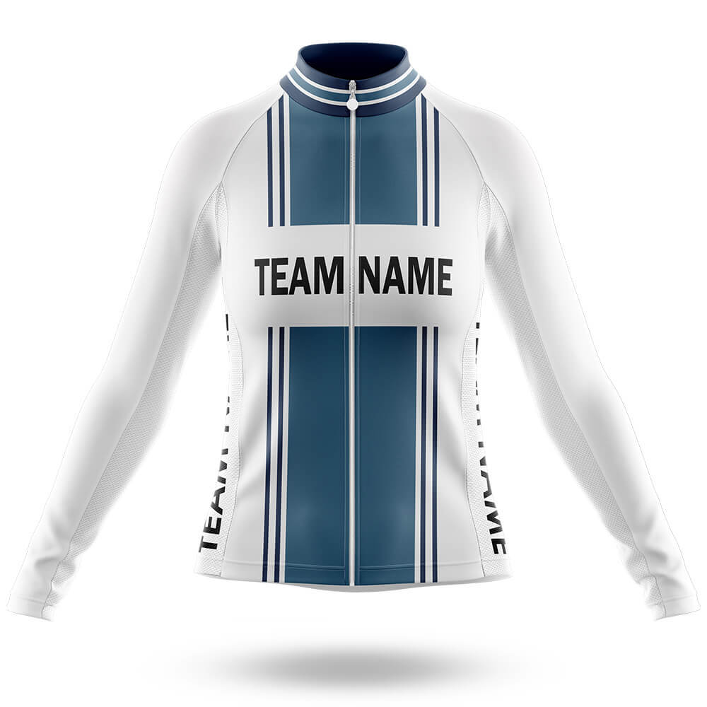 Custom Team Name M4 Blue - Women's Cycling Kit