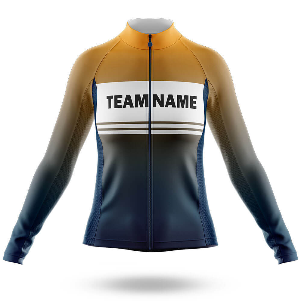 Custom Team Name S2 Yellow - Women's Cycling Kit