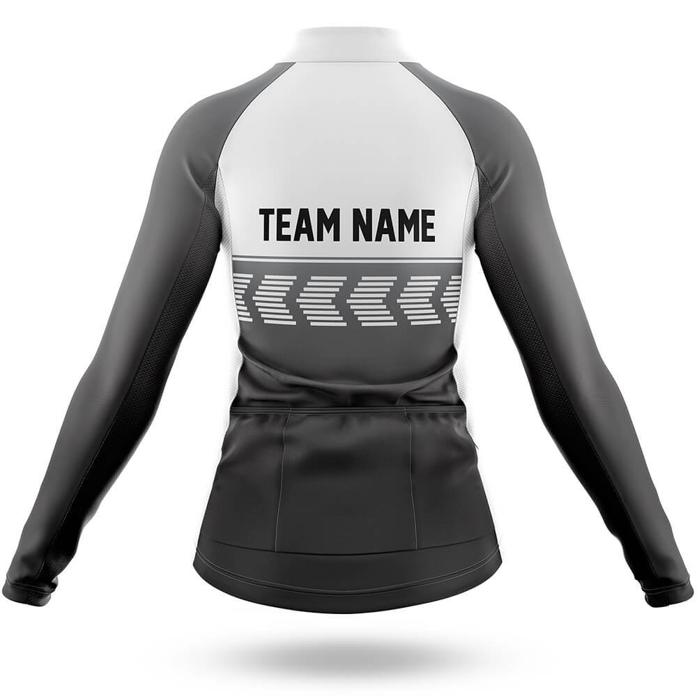 Custom Team Name S4 Grey - Women's Cycling Kit