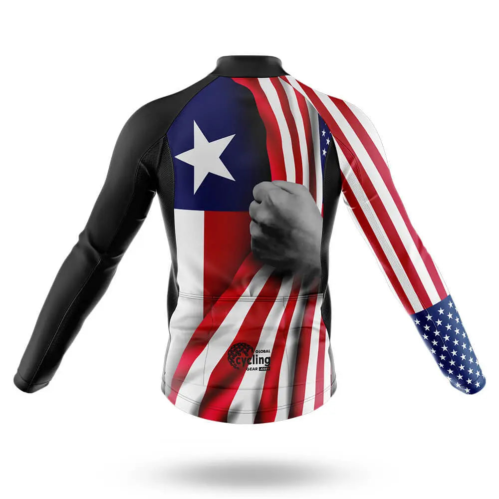 American Flag - Texas - Men's Cycling Kit