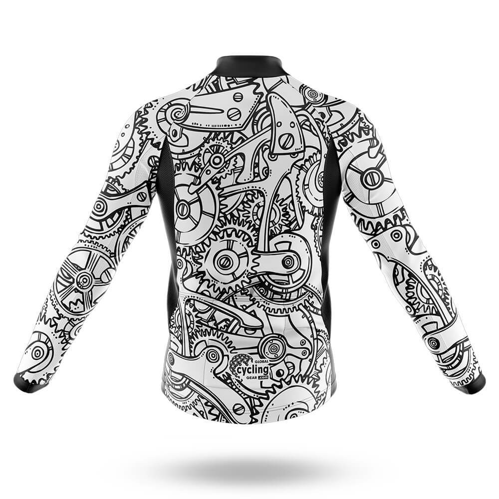 Black White Gears - Men's Cycling Kit