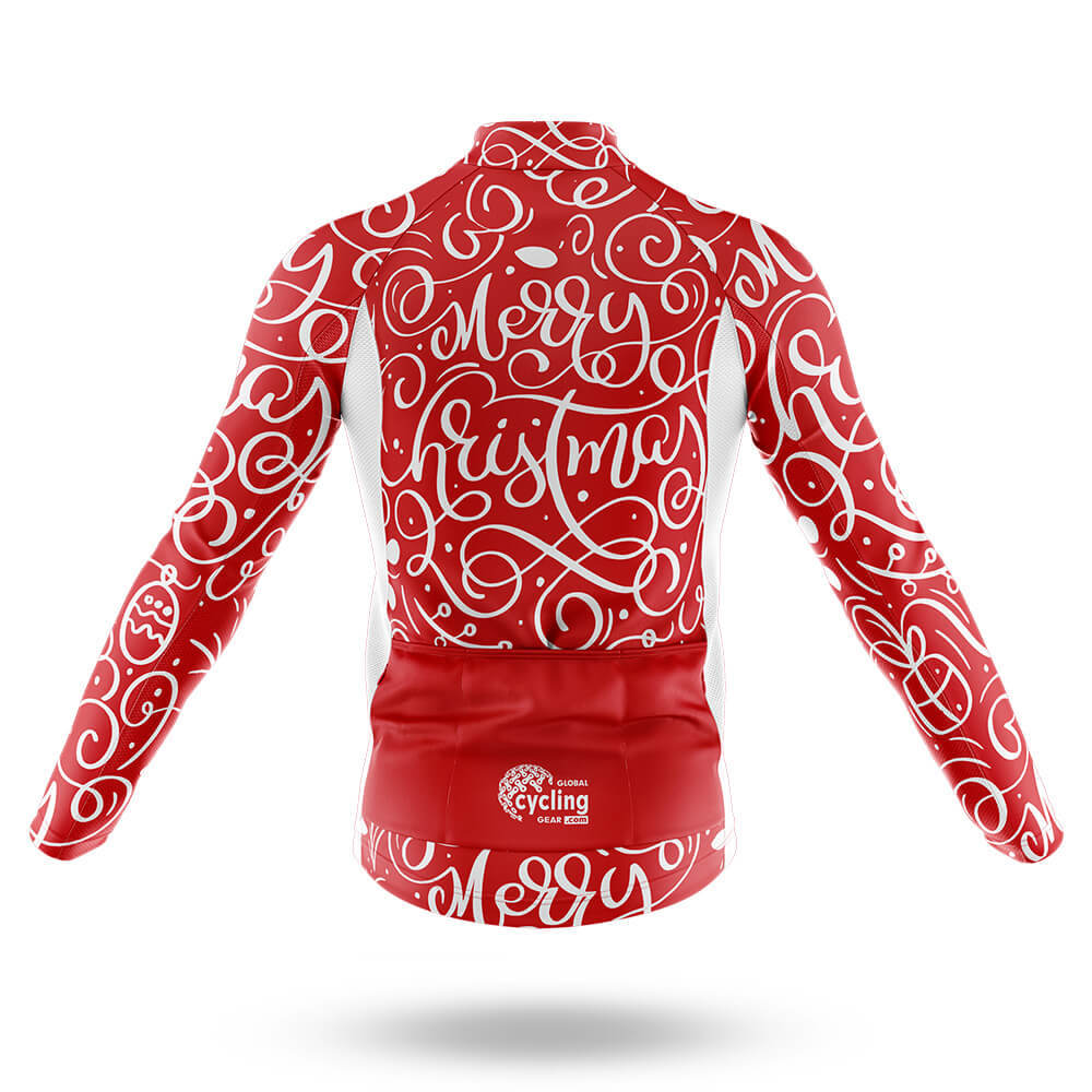 Christmas Swirl - Men's Cycling Kit