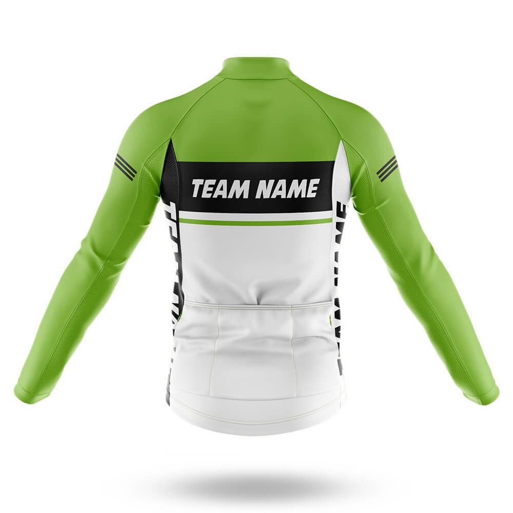 Custom Team Name M1 Green - Men's Cycling Kit