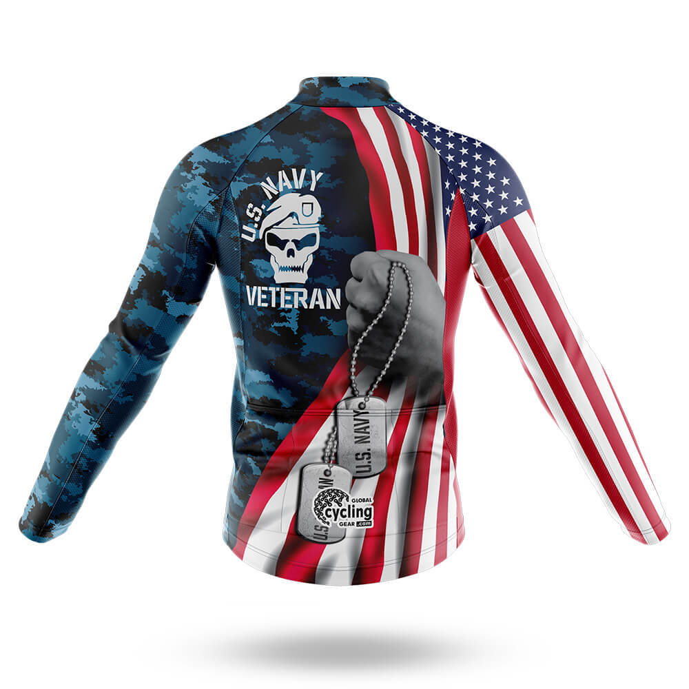 US Navy Veteran Flag - Men's Cycling Kit