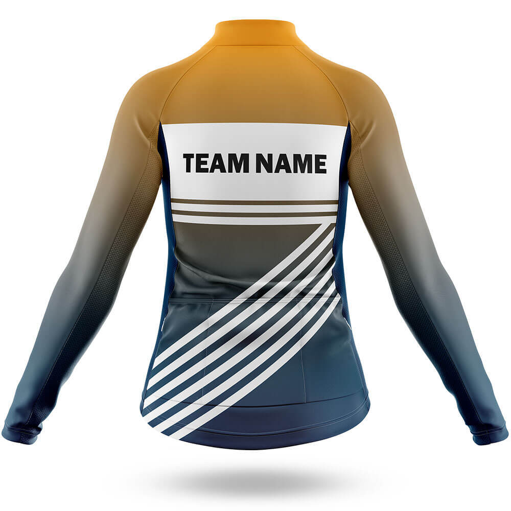 Custom Team Name S3 Yellow - Women's Cycling Kit