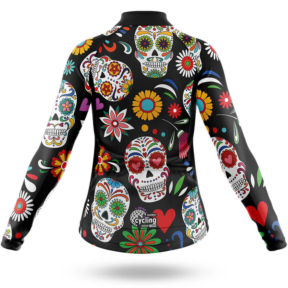 Colorful Sugar Skulls - Women's Cycling Kit