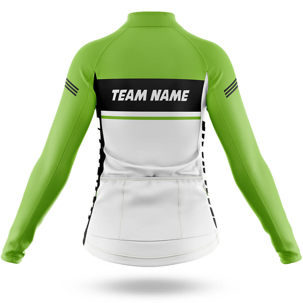 Custom Team Name M1 Green - Women's Cycling Kit