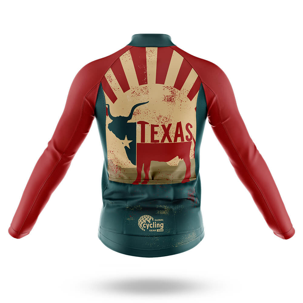 Texas Flag Longhorn - Men's Cycling Kit