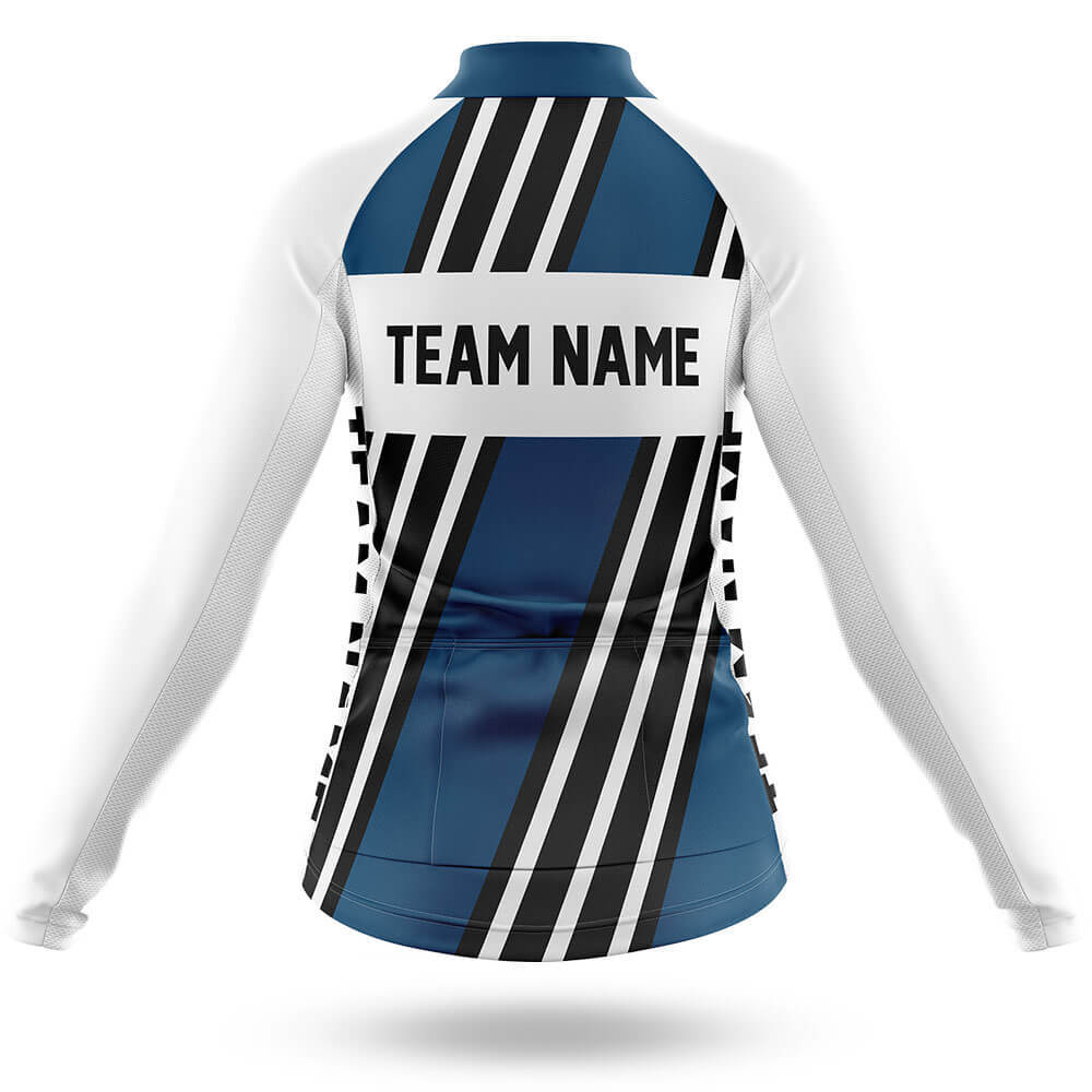 Custom Team Name M5 Navy - Women's Cycling Kit