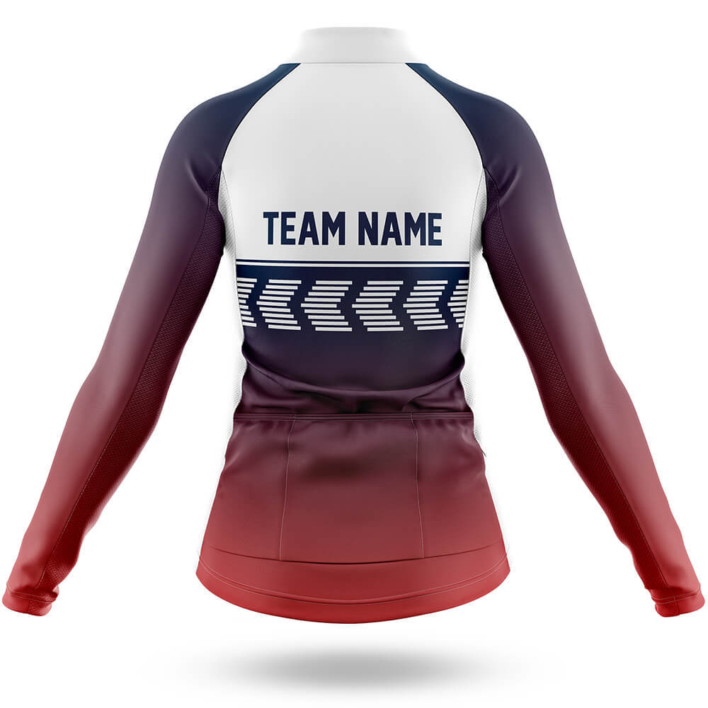 Custom Team Name S4 Navy - Women's Cycling Kit