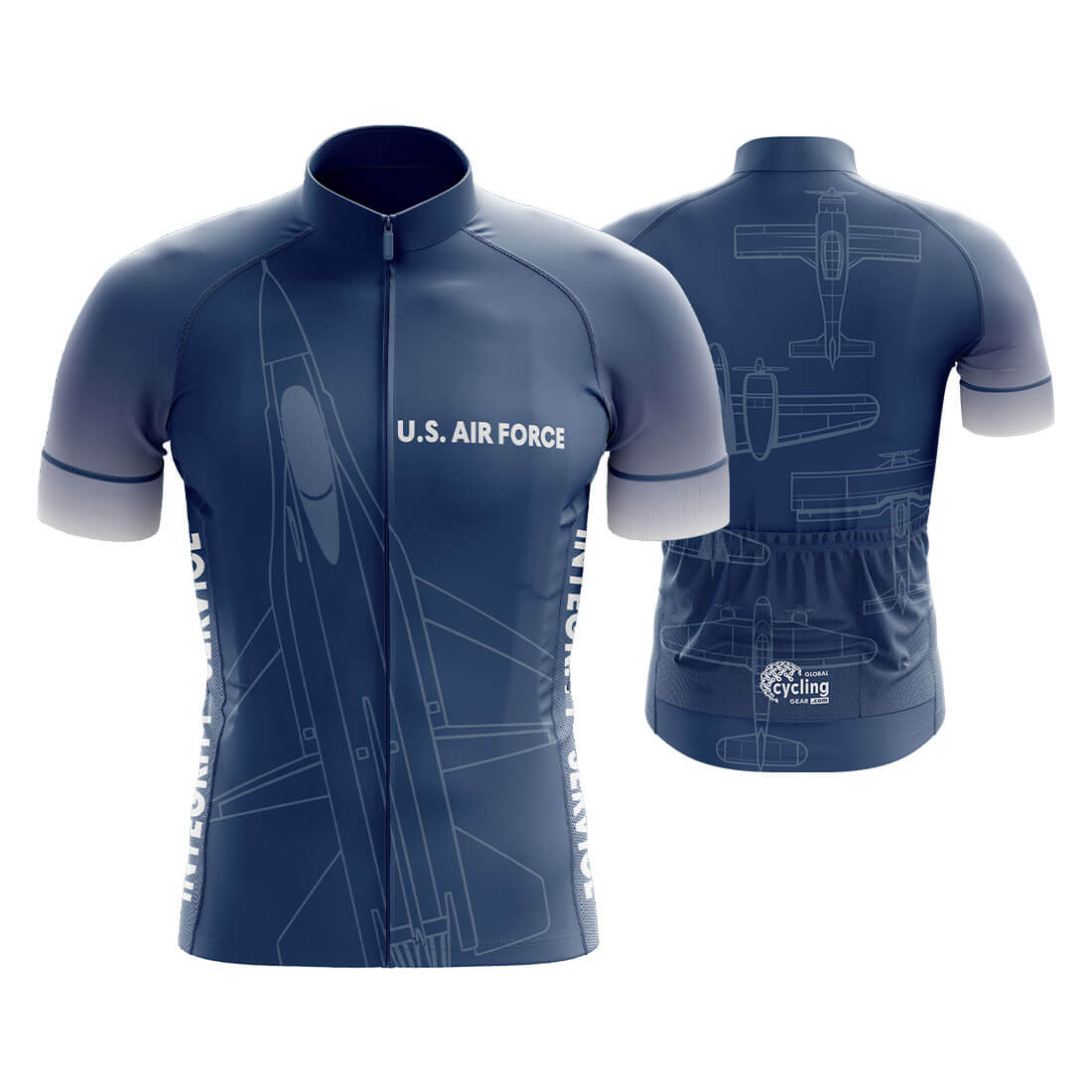 Air Force Cycling Jersey for Men