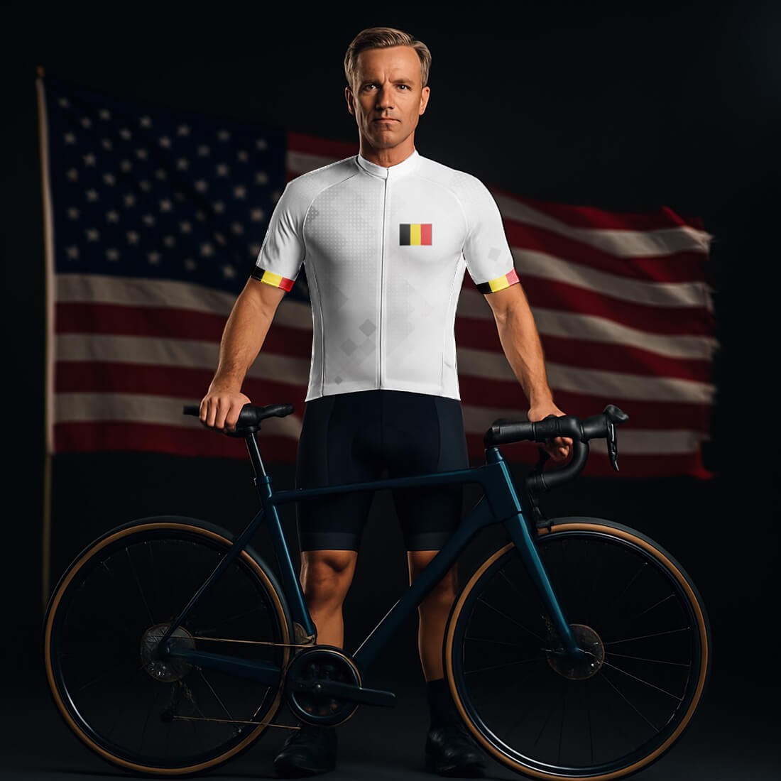 Belgium Cycling Jersey for Men