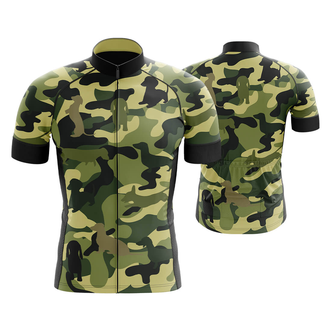 Camo Cycling Jersey for Men