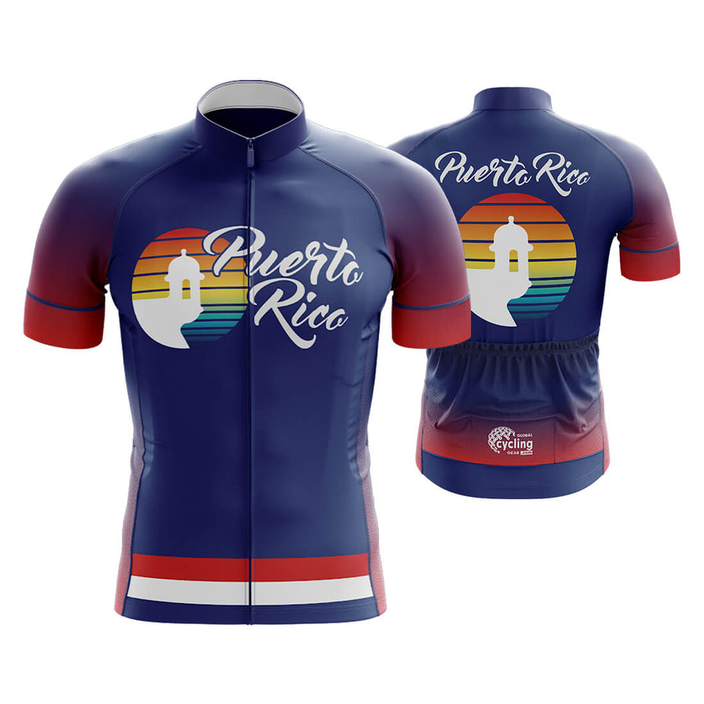 Puerto Rico Cycling Jersey for Men