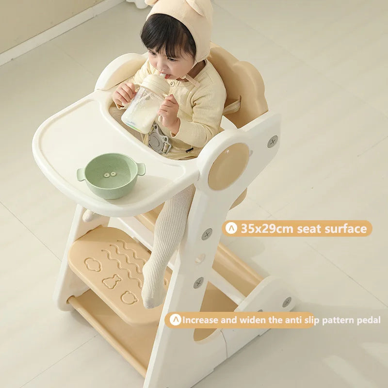 Baby Dining Chair Household Multi-functional Baby Dining Table Chair Children's Growth Chair For Living Room Portable High Chair