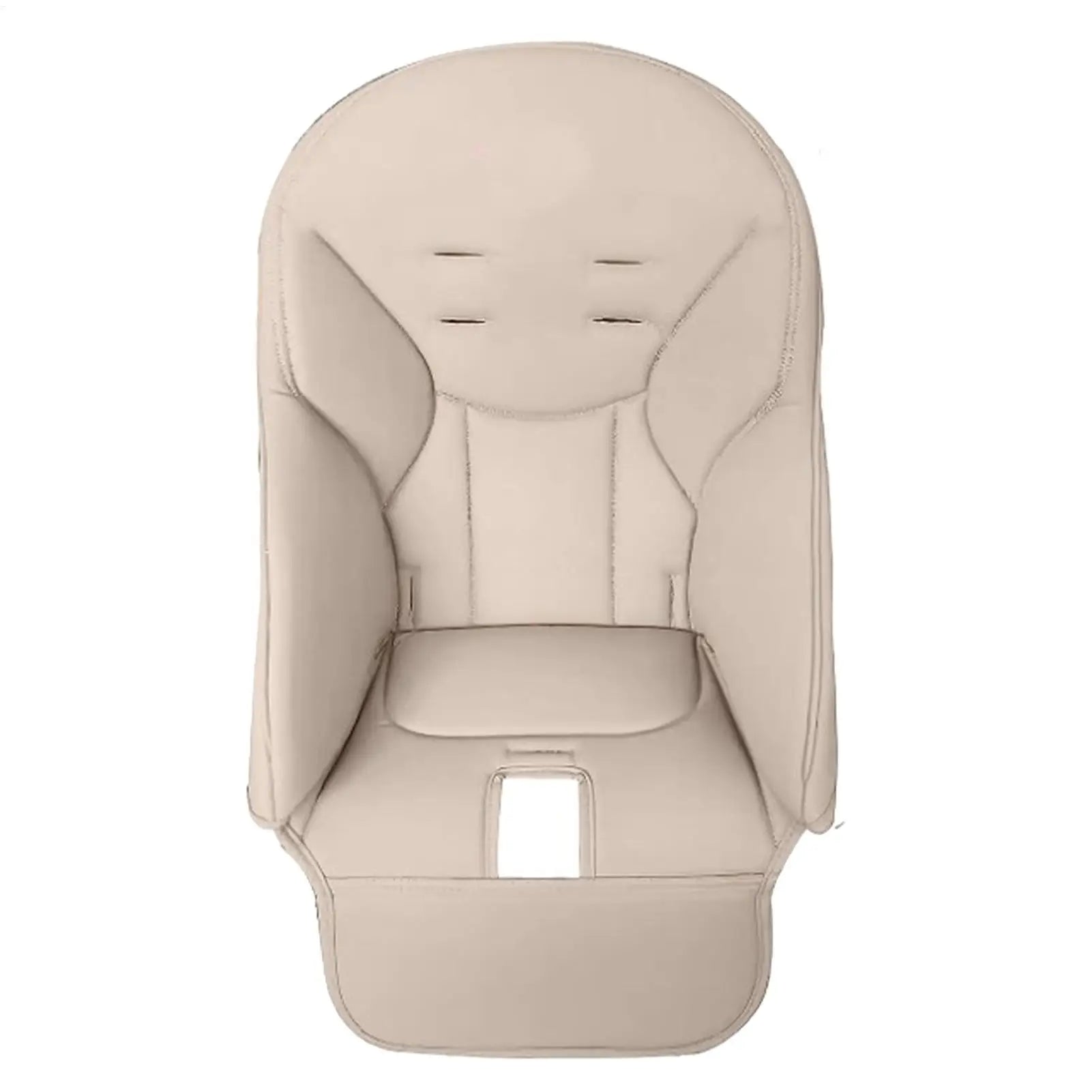 Highchair Seat PU Leather Cushion for Baby Dinner Chair with Harness Shoulder Crotch PAD Baby Accessories