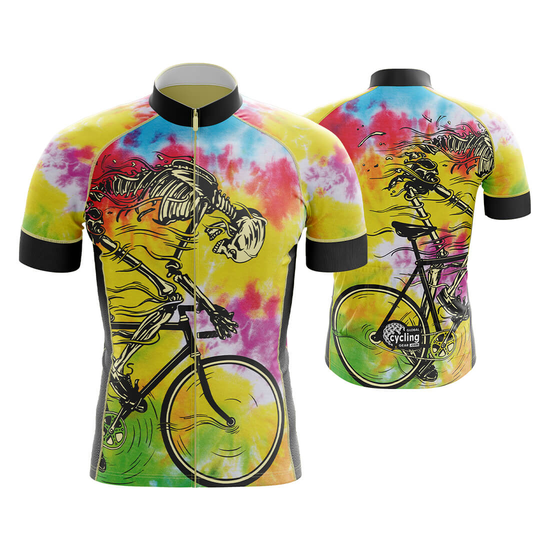 Skeleton Cycling Jersey for Men