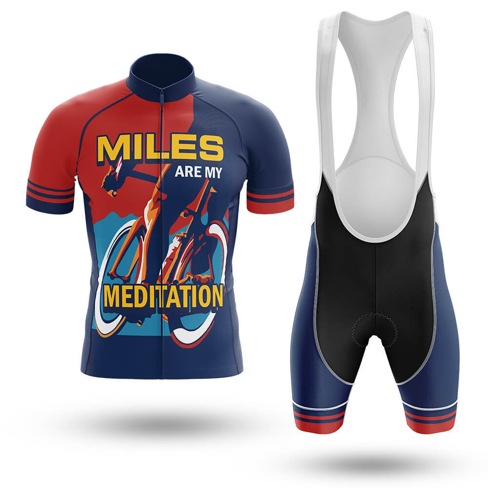 Miles Are My Meditation - Men's Cycling Kit