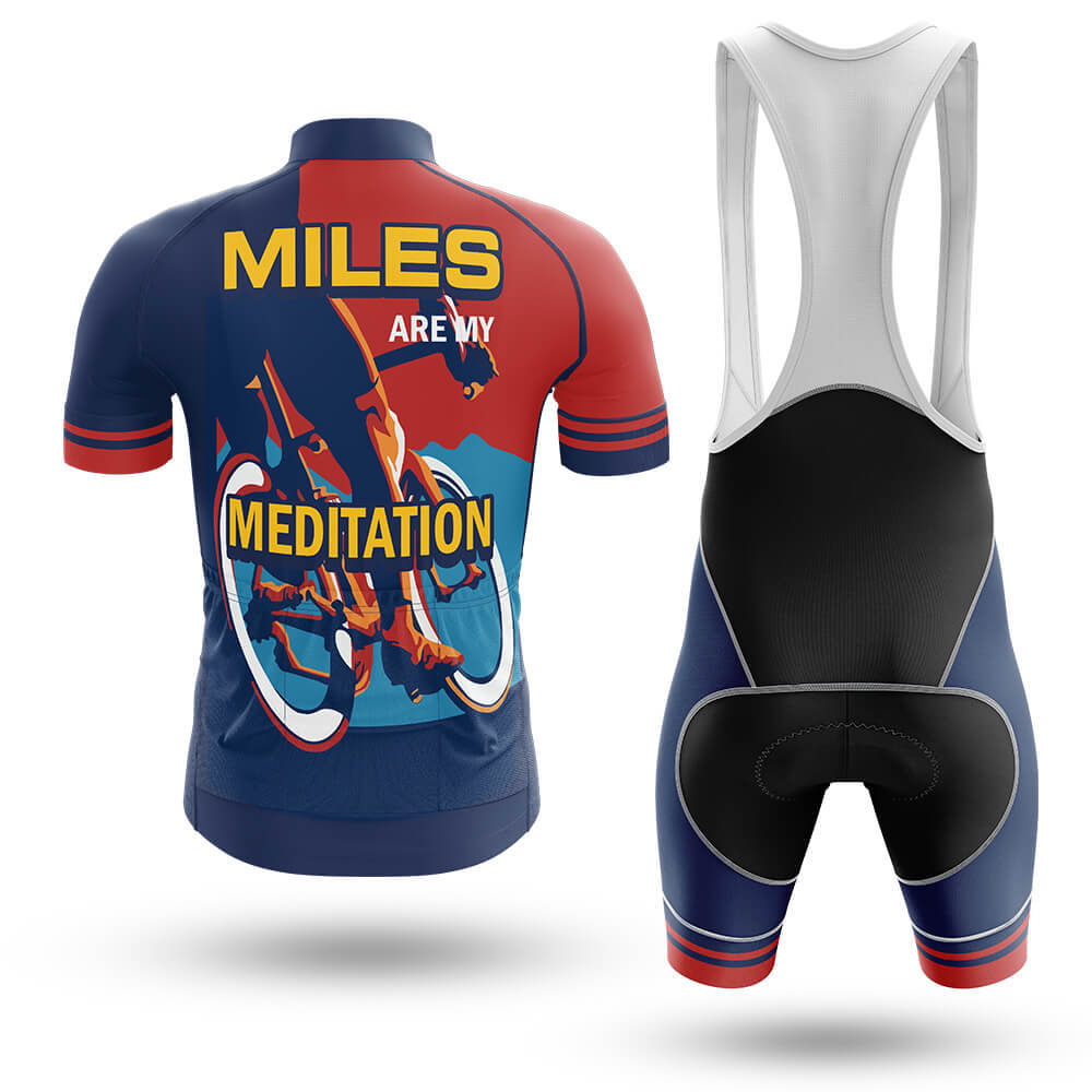 Miles Are My Meditation - Men's Cycling Kit