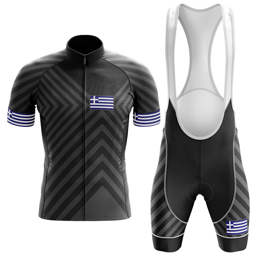 Greece V13 - Black - Men's Cycling Kit
