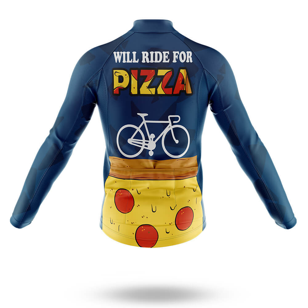 Will Ride For Pizza - Men's Cycling Kit
