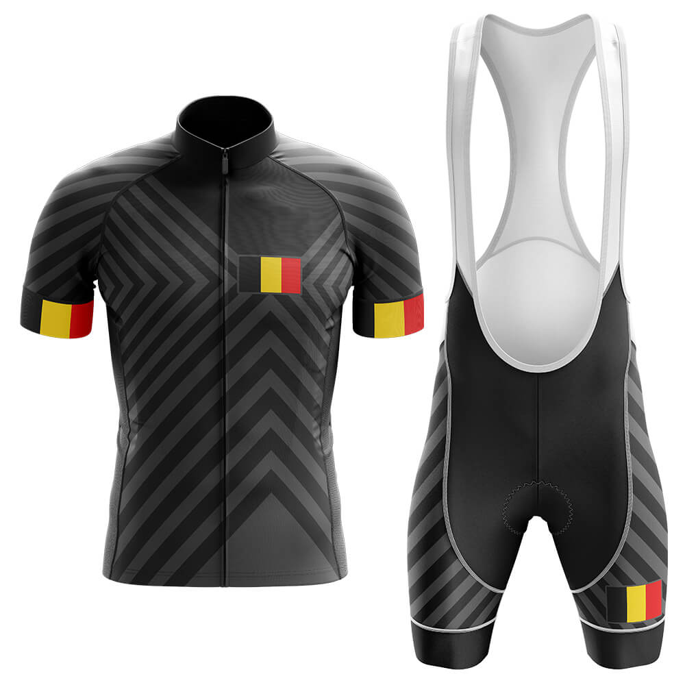 Belgium V13 - Black - Men's Cycling Kit
