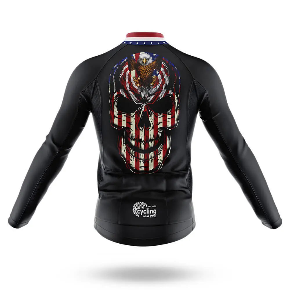 USA Flag Skull - Men's Cycling Kit