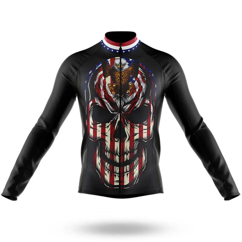 USA Flag Skull - Men's Cycling Kit