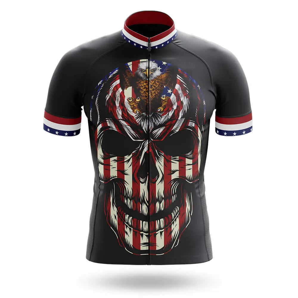 USA Flag Skull - Men's Cycling Kit